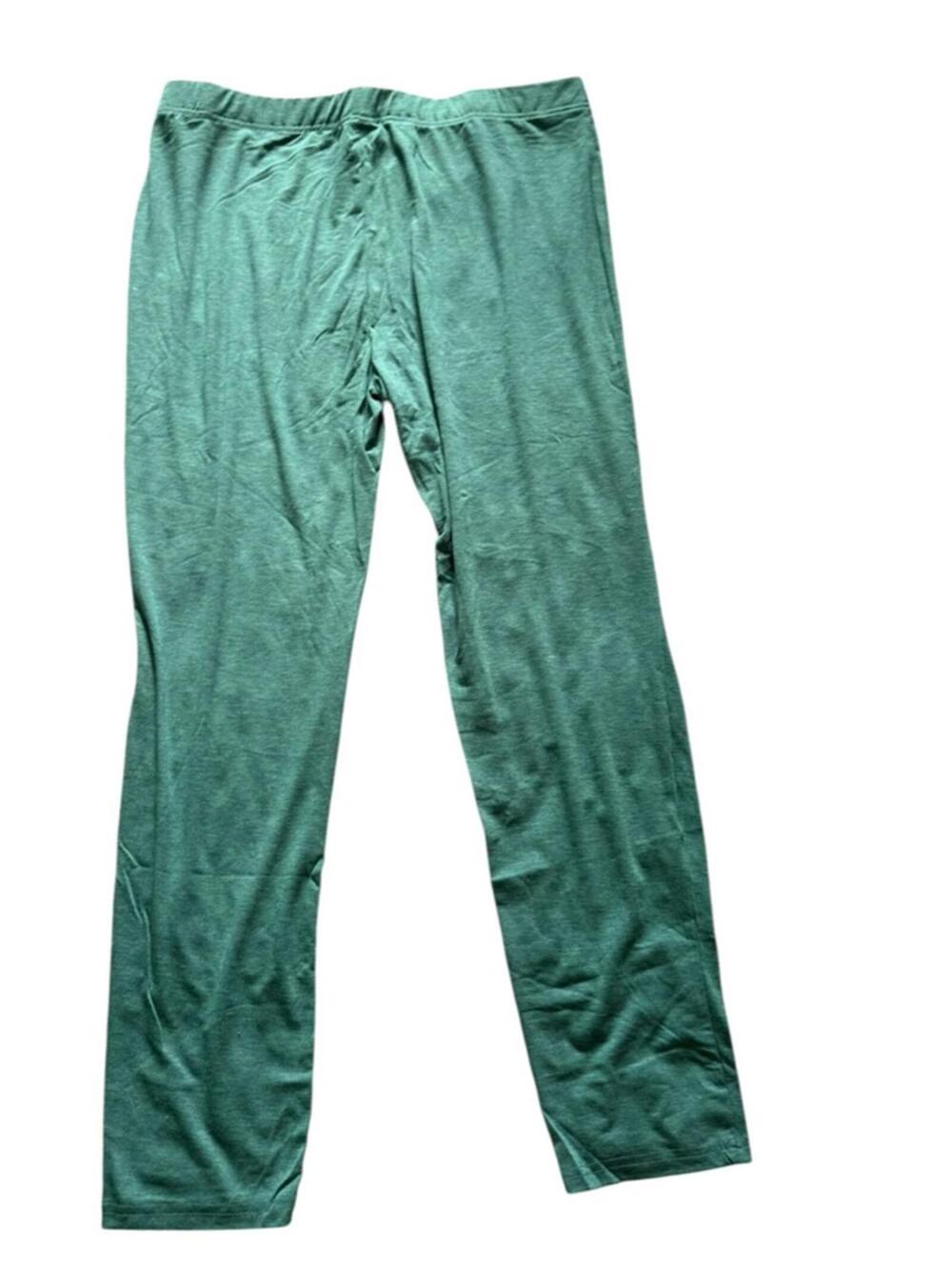 C.O.Z.Y Women's Plus Size 4XL Green Pajama Pants Soft Loungewear